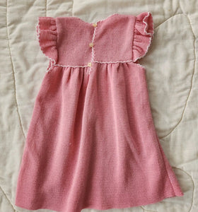 Nann-knit Pink Knit Dress 18m