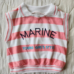 Marine Young Girls Style Crop Top 5/6