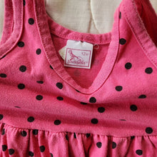 Load image into Gallery viewer, Buster Brown Bunny Pocket Polkadot Tank Top 12/18m
