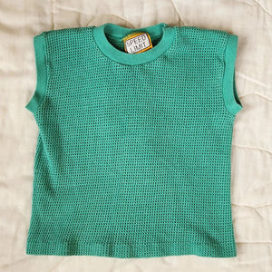 Speed Limit Green Mesh Top 2/3t