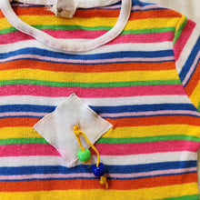 Load image into Gallery viewer, Little Topsys Striped Beaded Applique Top 24M
