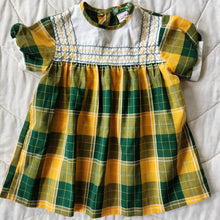 Load image into Gallery viewer, Patty Allen Green and Yellow Plaid Top 4t
