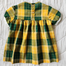 Load image into Gallery viewer, Patty Allen Green and Yellow Plaid Top 4t
