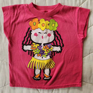 Buster Brown Hula Dancer Cropped Sleeve T-shirt 3t