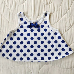 Crayon Crowd large polkadot wide crop tank 6