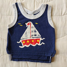 Load image into Gallery viewer, Buster Brown Sailboat Tank 12M
