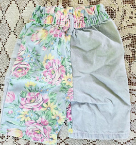 Bright's Creek Floral Denim Shorts 3t