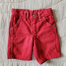 Load image into Gallery viewer, Wranger For Girls Cerise Reddish Pink Denim Shorts 3t
