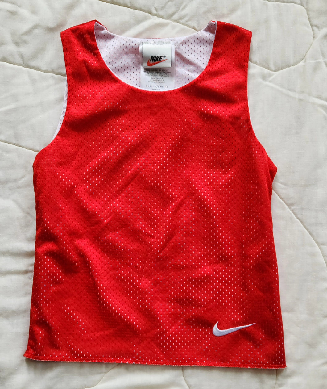 Nike Red Mesh Basketball Jersey 2t