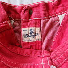 Load image into Gallery viewer, Wranger For Girls Cerise Reddish Pink Denim Shorts 3t
