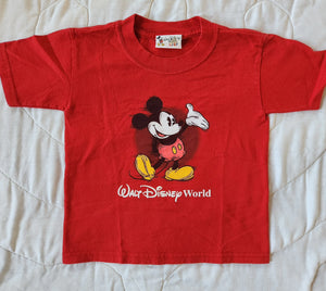 Walt Disney World Store Mickey Mouse Sketch Art T-shirt XS 3/4