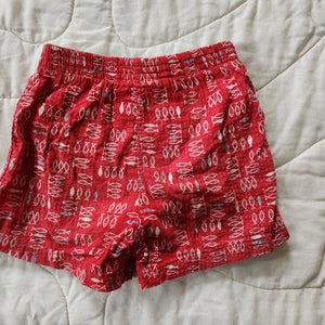 Hi-Line 60s/70s Mod Fish Swim Trunks 4t