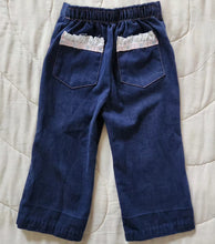 Load image into Gallery viewer, Healthtex Denim Pants with Flower Applique 18m
