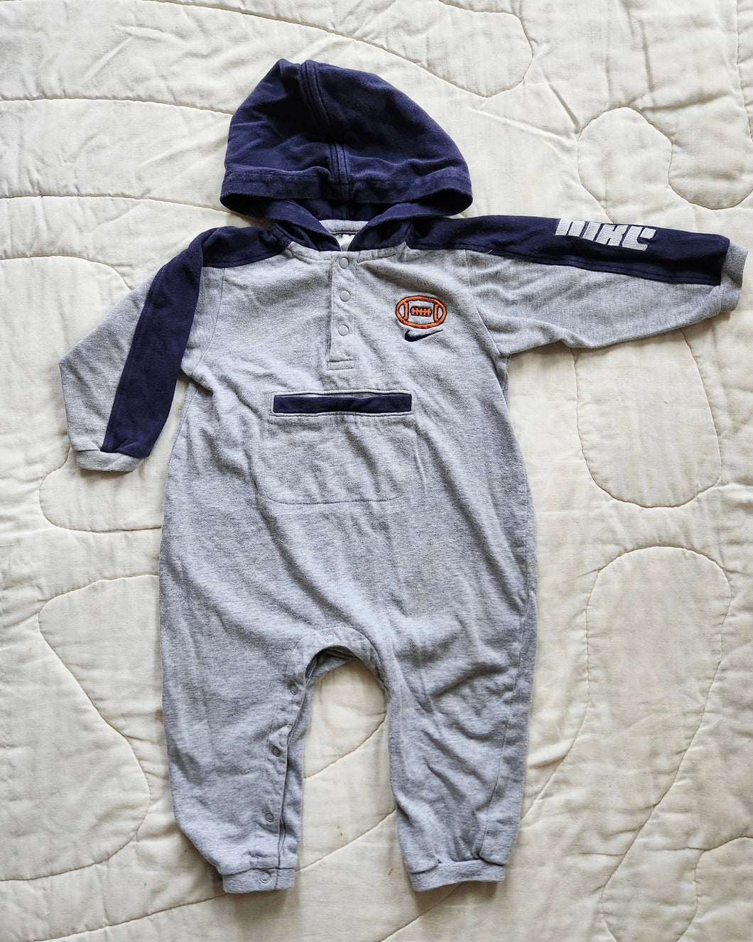 Nike Football Hooded Romper 24m