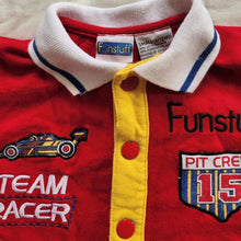 Load image into Gallery viewer, Funstuff Team Racer Coveralls 9/12M
