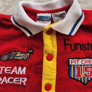 Funstuff Team Racer Coveralls 9/12M