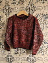 Load image into Gallery viewer, Red Heathered Sweater 3/4
