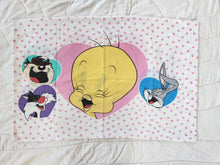 Load image into Gallery viewer, Tweetie Bird and Looney Tunes Friends Standard Pillowcase
