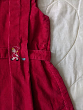 Load image into Gallery viewer, Grace Cranberry Corduroy Button Back Jumper
