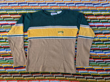 Load image into Gallery viewer, Healthtex All-star Green Striped Knit Top 7/8
