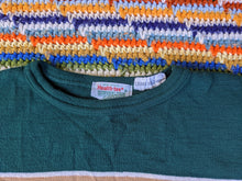 Load image into Gallery viewer, Healthtex All-star Green Striped Knit Top 7/8
