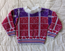Load image into Gallery viewer, Noah&#39;s Arc Kittens and Hearts Sweater 2/3
