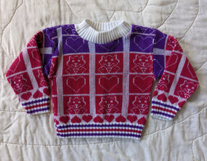 Noah's Arc Kittens and Hearts Sweater 2/3
