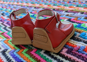 Otto-Polo Red Leather Sandals 3