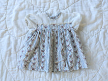 Load image into Gallery viewer, Dainty Rose Blue Striped Top 12/18M

