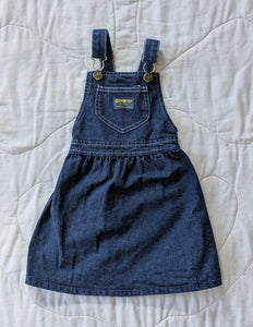 Oshkosh Denim Skirtalls 4T