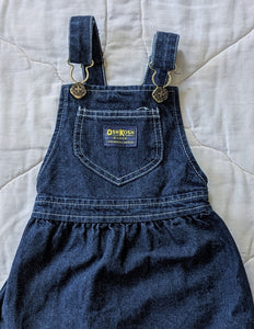 Oshkosh Denim Skirtalls 4T