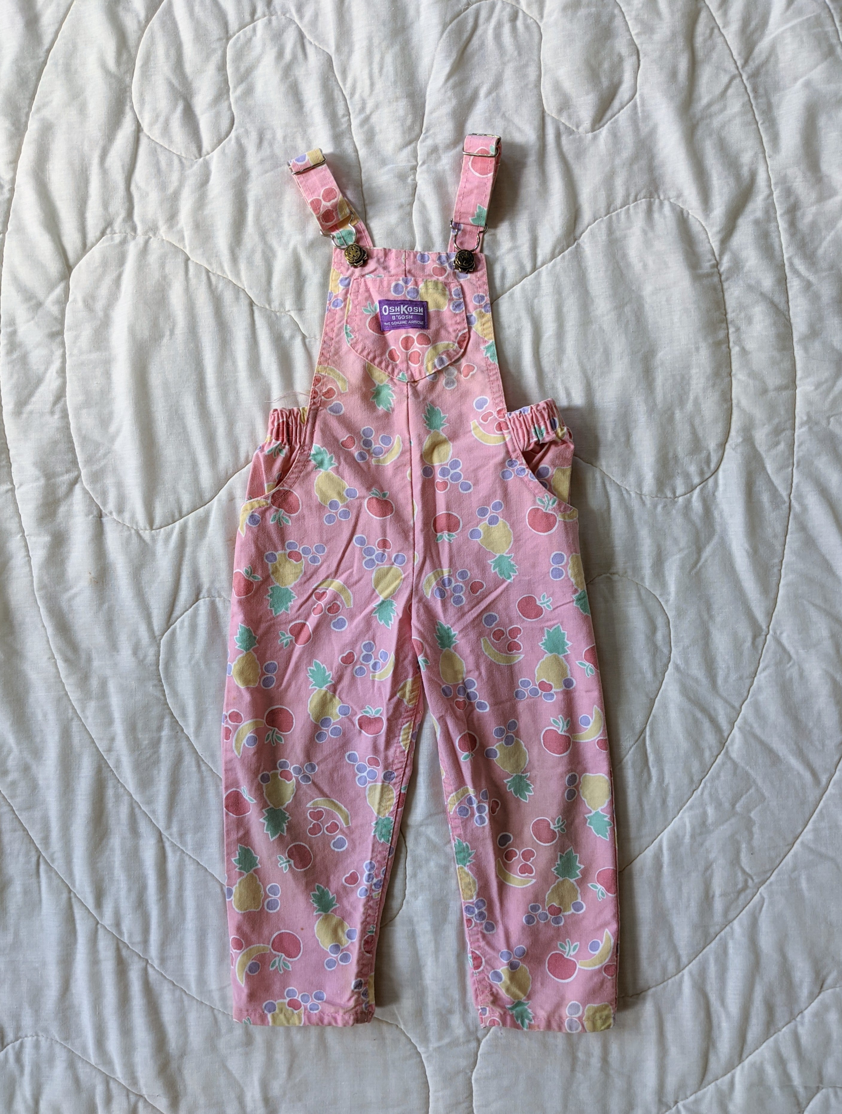 Pink discount oshkosh overalls