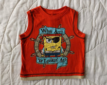 Load image into Gallery viewer, Spongebob SquarePants Pirate Tanktop 3/4T
