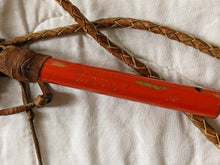 Load image into Gallery viewer, Leather Whip woth Wooden Handle
